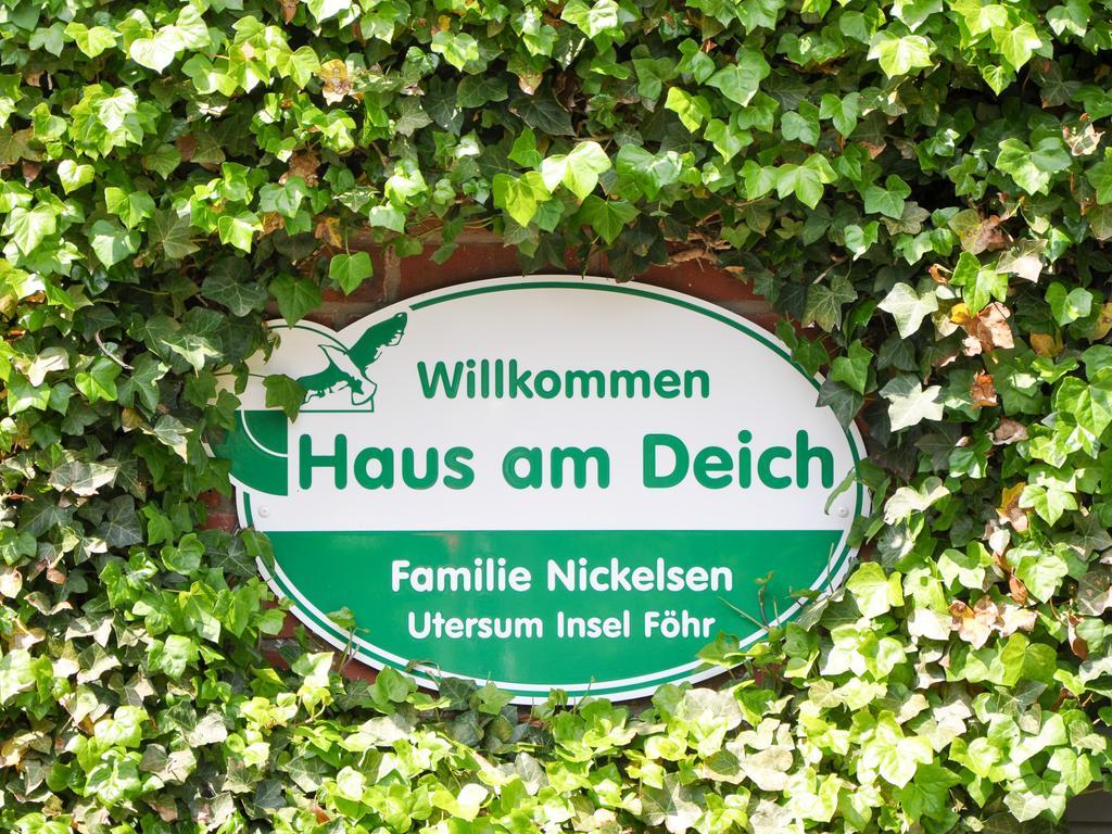 Haus Am Deich Leilighet Utersum Eksteriør bilde